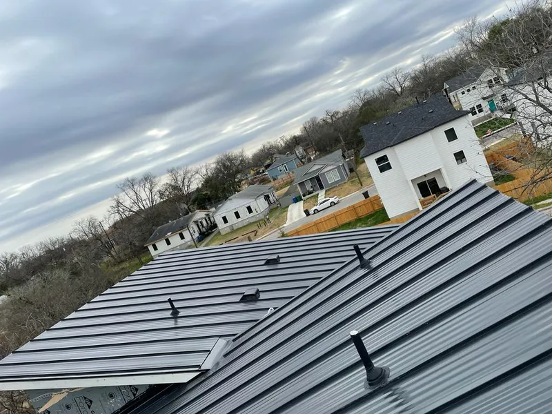Standing seam metal roof panels with vents for Skylight Repair in Robertsdale